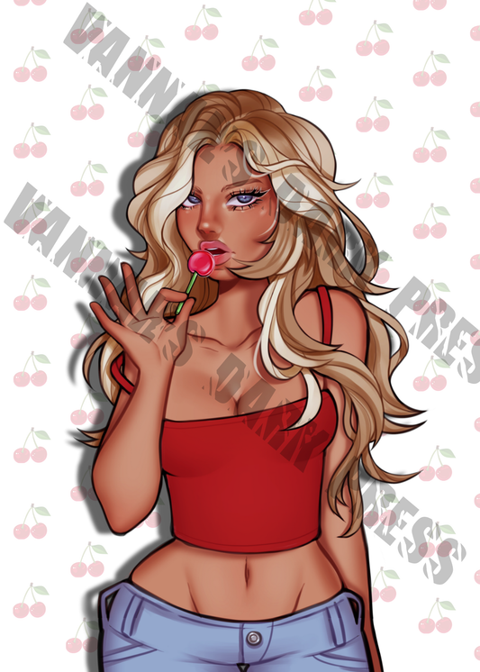 Cherry Bomb Art Print