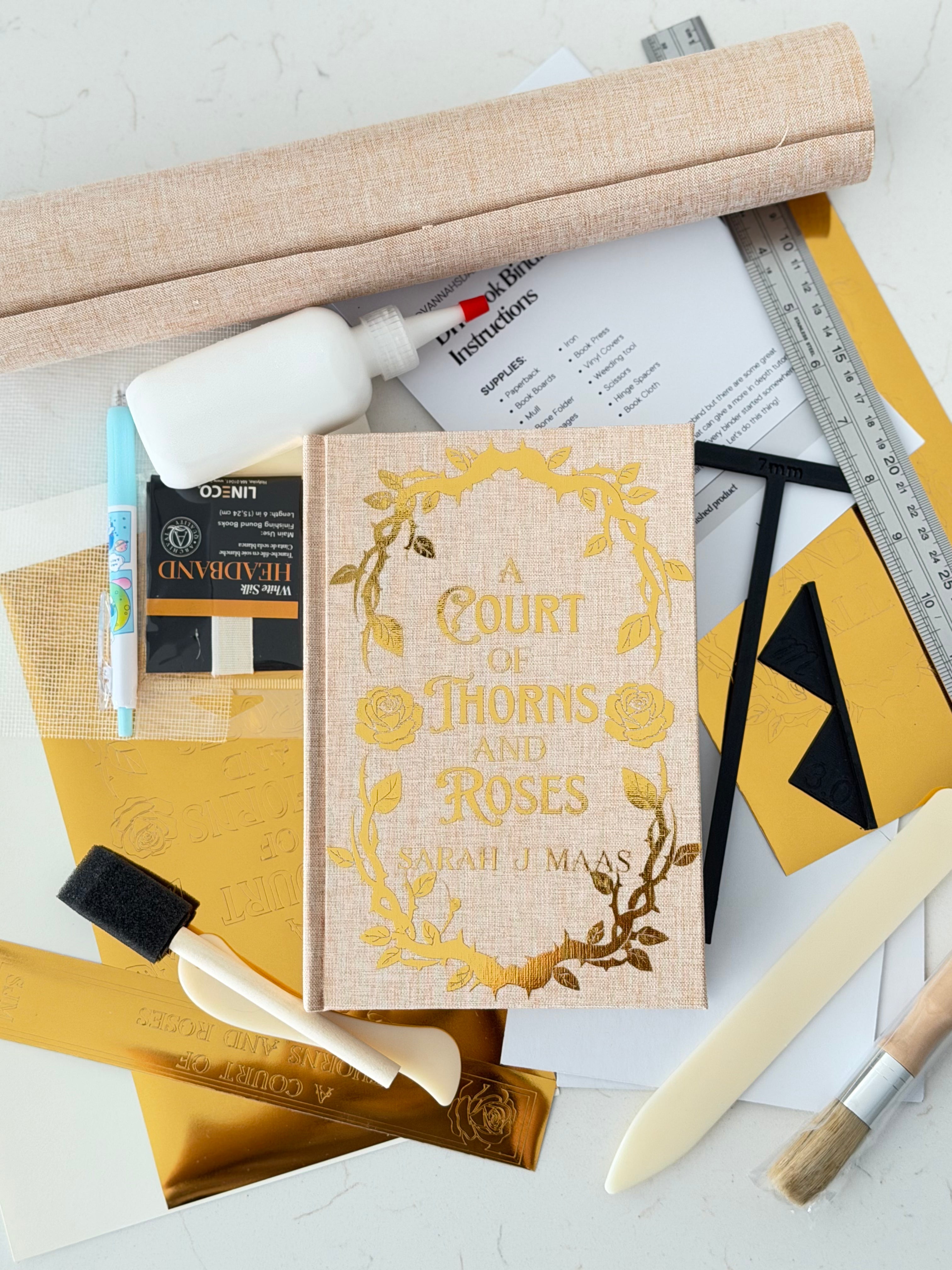 DIY Rebinding Kit (BOOK INCLUDED) A Court of Thorns and Roses