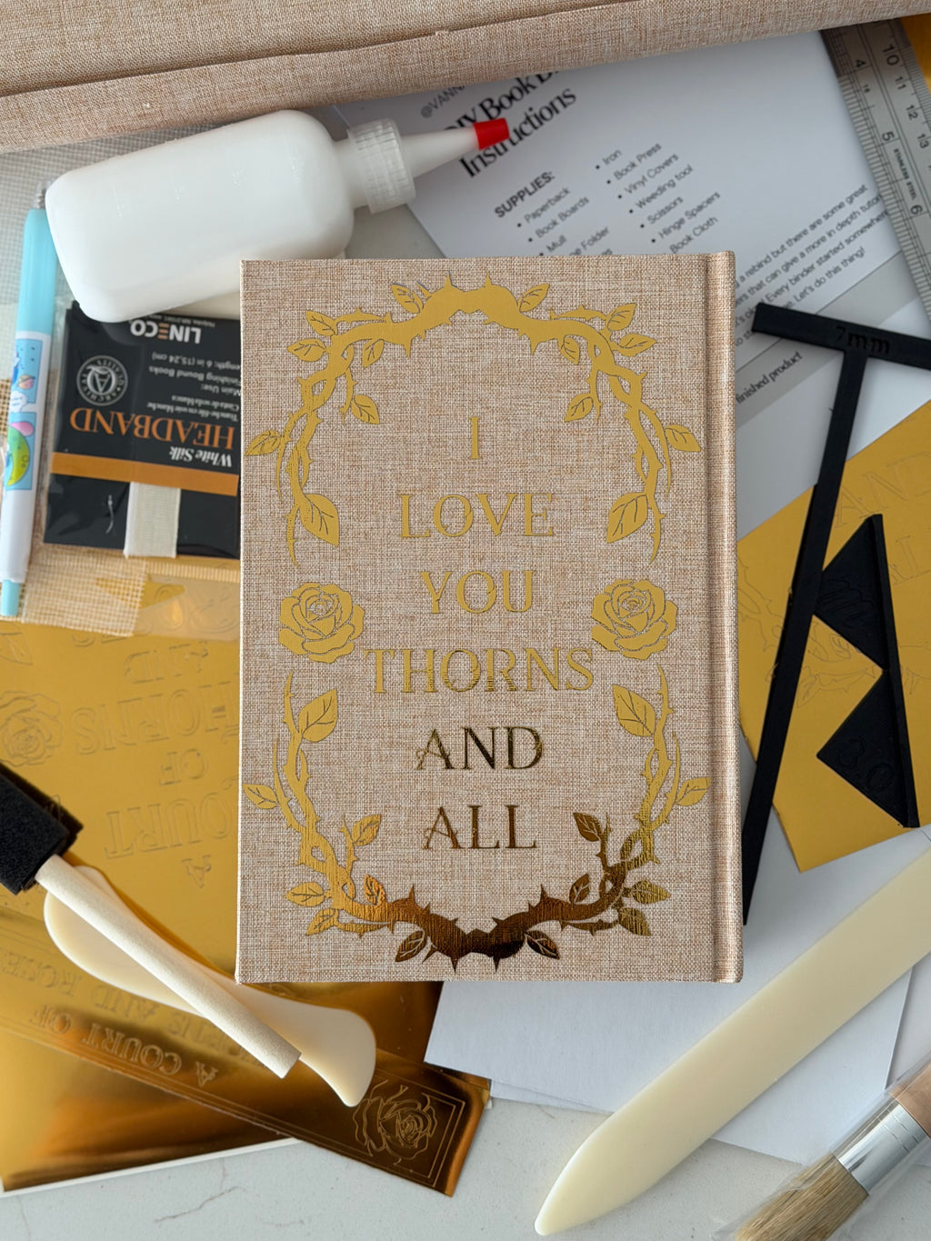 DIY Rebinding Kit (BOOK INCLUDED) A Court of Thorns and Roses